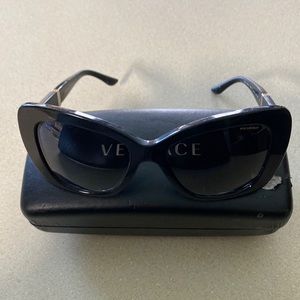 Versace polarized cat eye women sun glasses